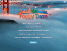 Tablet Screenshot of foggydazedelivery.com